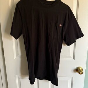 Dickies Black Short Sleeve Tee with Pocket